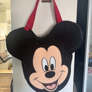 Disneyland Character Canvas Face Tote Bag - Mickey Mouse